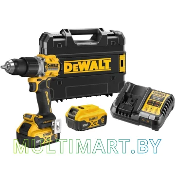 Ударная дрель-шуруповерт DeWalt DCD805P2T-QW (с 2-мя АКБ 5 Ач, кейс)
